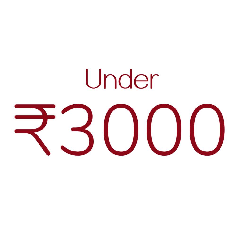 Under ₹3000