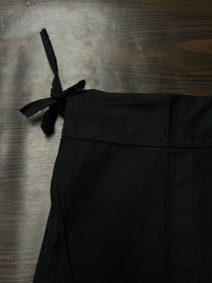 Black Cotton Petticoat