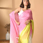 Pink Tie dye Mulmul Cotton Saree