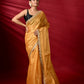 Yellow Zari Tissue Saree