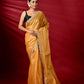 Yellow Zari Tissue Saree