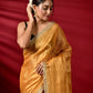 Yellow Zari Tissue Saree