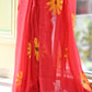 Sunflower Mulmul Cotton Saree