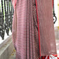Brown Mulmul Cotton Saree