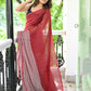 Brown Mulmul Cotton Saree