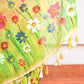 Yellow Hand Painted Mulmul Cotton Saree