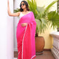 Pink Tie Dye Mulmul Cotton Saree