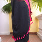 Classic Black Mulmul Cotton Saree