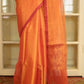 Red Tissue Saree