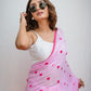 Pink Love Mulmul Cotton Saree