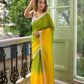 Green Tie dye Mulmul Cotton Saree