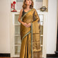 Golden Zari Tissue Saree