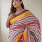 Fish Motifs Pure Cotton Saree
