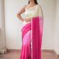 Pink Tie Dye Mulmul Cotton Saree