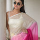 Pink Tie Dye Mulmul Cotton Saree