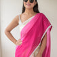 Pink Tie Dye Mulmul Cotton Saree