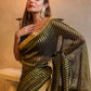 Black Zari Tissue Saree