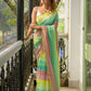 Rainbow Mulmul Cotton Saree