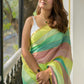 Rainbow Mulmul Cotton Saree