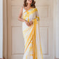 Yellow Tie and Dye Mulmul Cotton Saree