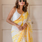 Yellow Tie and Dye Mulmul Cotton Saree