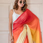 Red Tie Dye Mulmul Cotton Saree