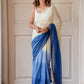 White Tie Dye Mulmul Cotton Saree