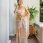 Silver Golden Tissue Saree