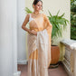 Silver Golden Tissue Saree