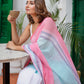 Multicolor Mulmul Cotton Saree