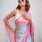 Multicolor Mulmul Cotton Saree