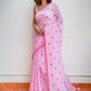 Pink Love Mulmul Cotton Saree