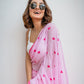 Pink Love Mulmul Cotton Saree