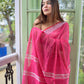 Deep Pink Cotton Silk Saree