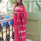 Deep Pink Cotton Silk Saree