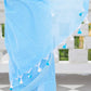 Striped Sky Blue Soft Cotton Saree