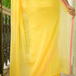 Yellow And Pink Mulmul Cotton Saree