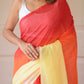 Red Tie Dye Mulmul Cotton Saree