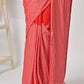 Classic Red Mulmul Cotton Saree