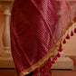 Magenta Zari Tissue Saree