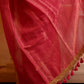 Pink Zari Tissue Saree