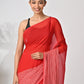 Classic Red Mulmul Cotton Saree