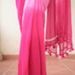 Pink Tie Dye Mulmul Cotton Saree