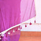 Purple Mulmul Cotton Saree