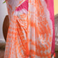 Pink Tie And Dye Mulmul Cotton Saree