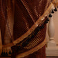 Maroon Zari Tissue Saree