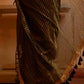 Black Zari Tissue Saree