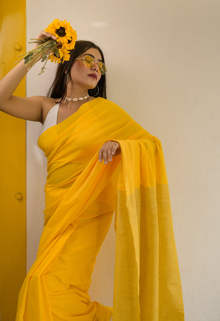 Meenakshi Chaudhary Looking Gorgeous In Yellow Saree