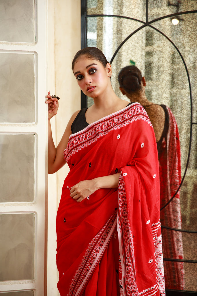 Pure Handloom Khadi Cotton Silk Saree